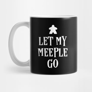 Let my Meeple Go Board Games Pun Mug